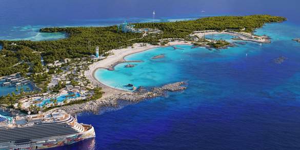 NCL Norwegian Bliss Great Stirrup Cay Aerial Exterior 1 ©Norwegian Cruise Line.jpg